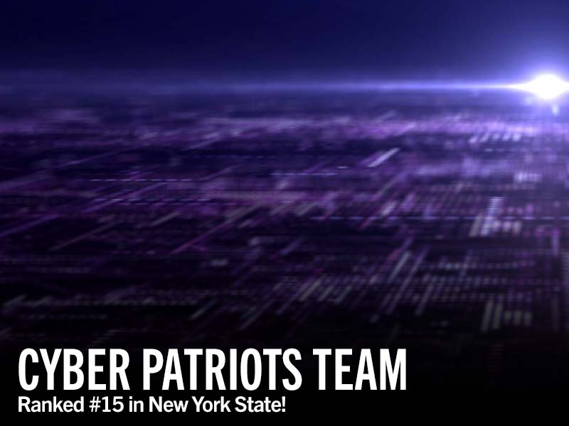 Cyber Patriots Team Ranked #15 in New York State!