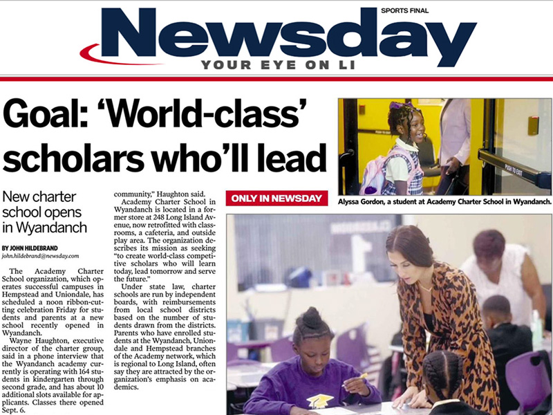 The Academy Charyter School Wyandanch Newsday