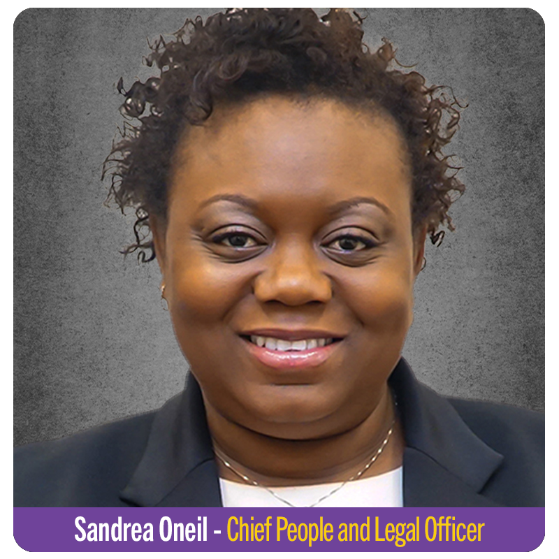 Sandrea Oneil - Chief People and Legal Officer