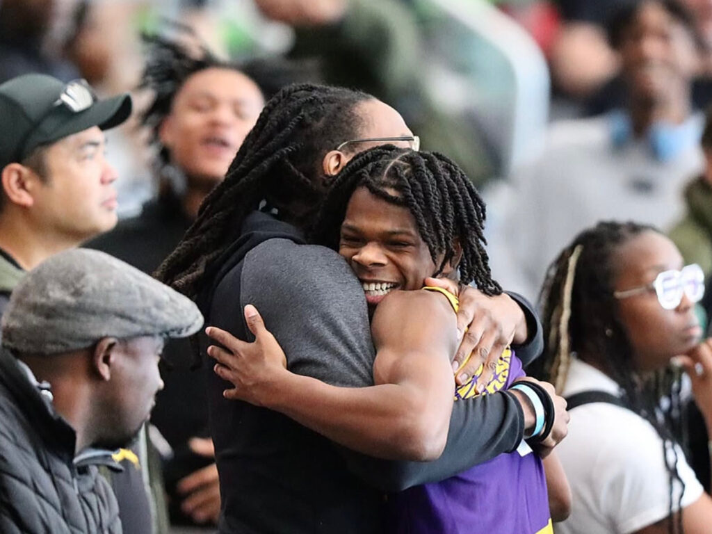 The Academy's Joshua Buckley Dominates USATF Indoor Championship